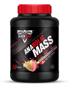 Black Bird Anabolic Mass Gainer Banana Strawberry 3 KG