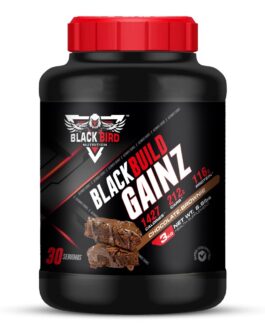 Black Bird Black Build Gainz Gainer Chocolate Brownie 3kg