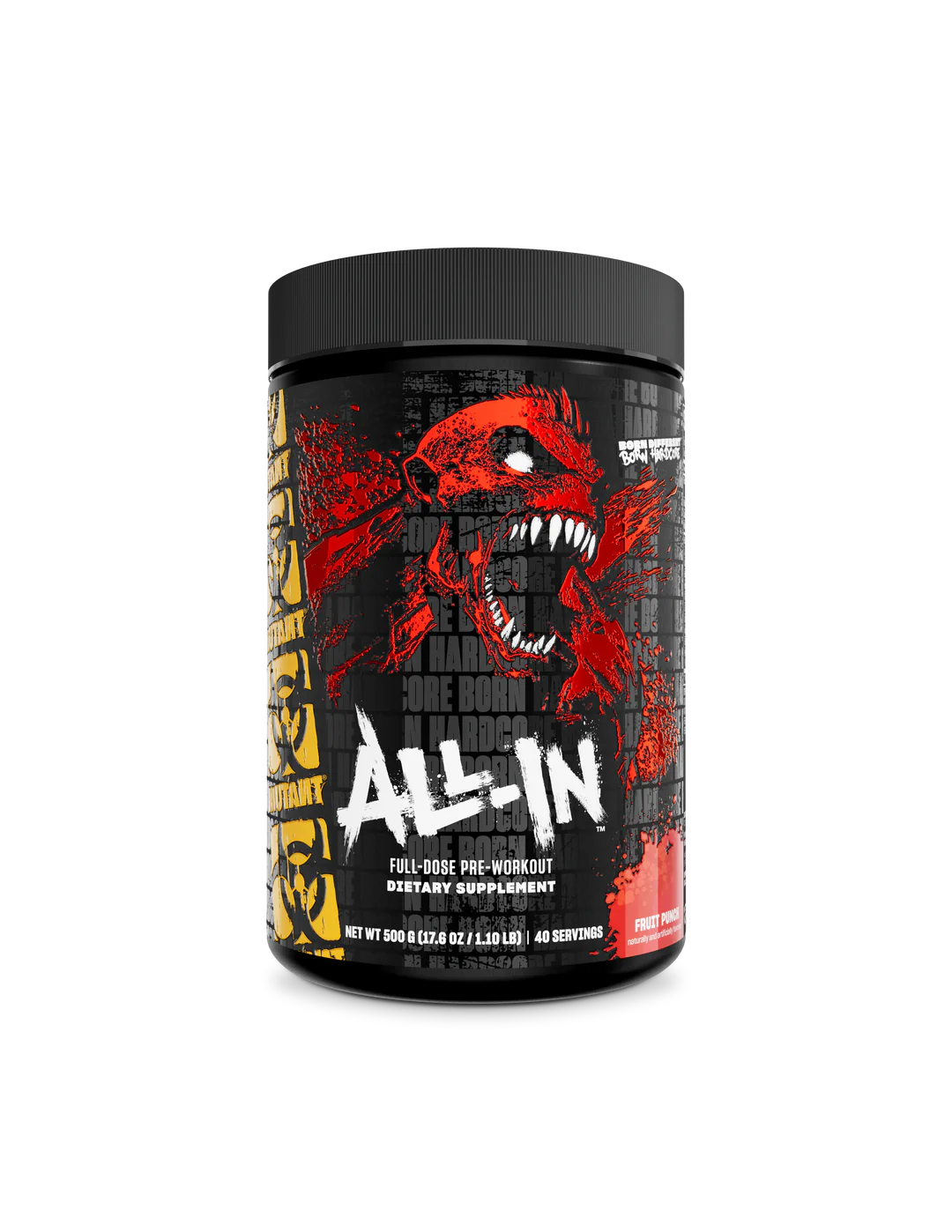 MUTANT ALL IN Full Dose Pre Workout Fruit Punch 500g mutant all in full dose pre workout fruit punch 500g