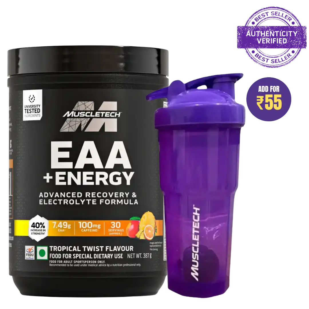 muscletech™ eaa+ energy amino acid, muscle building, recovery tropical twist 30 servings