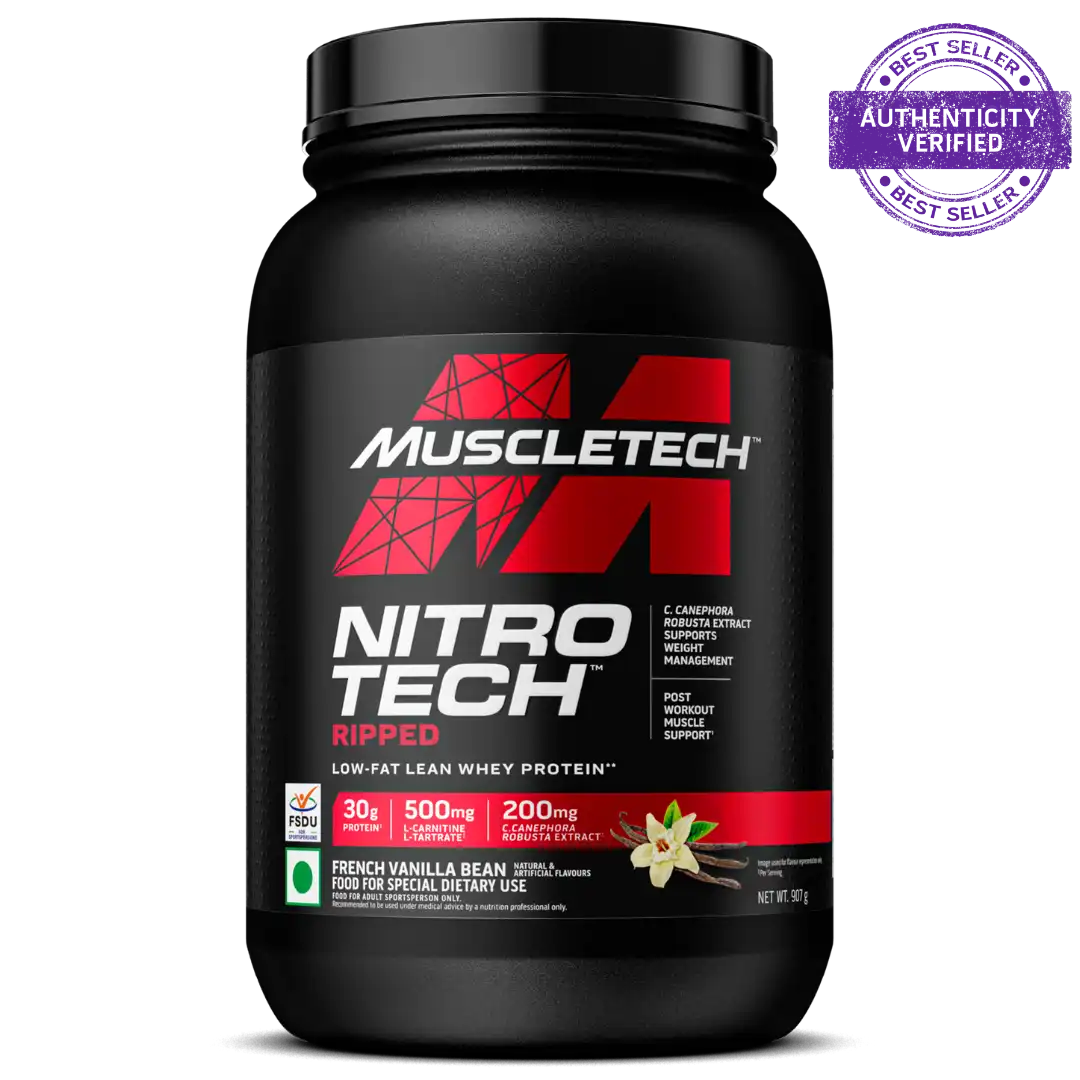 MuscleTech™ Nitro-Tech™ Ripped Whey Protein Powder Protein Powder, Weight Management French vanila Bean 970g muscletech™ nitro tech™ ripped whey protein powder protein powder, weight management french vanila bean 970g