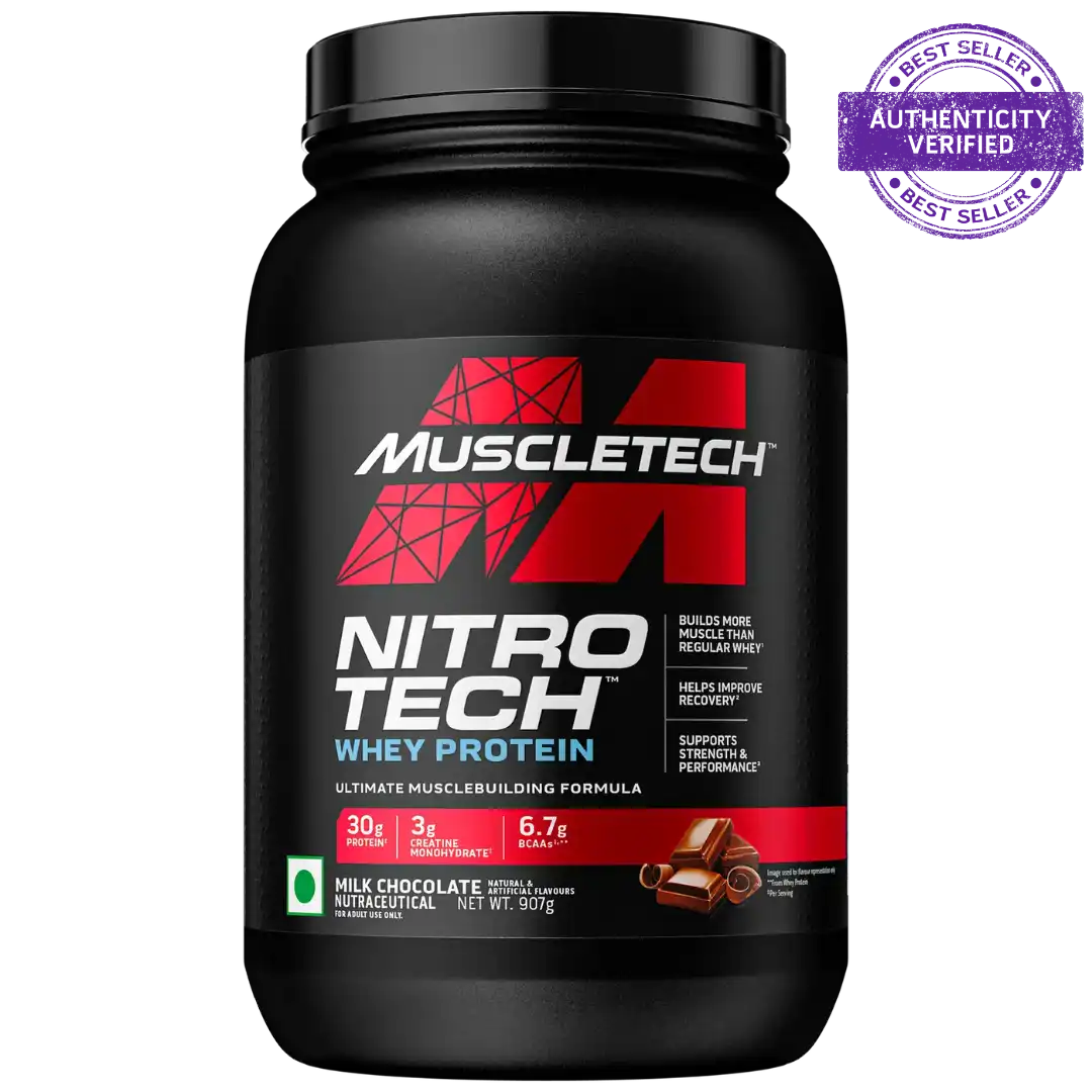 muscletech™ nitro tech™ whey protein milk chocolate 970gm muscletech™ nitro tech™ whey protein milk chocolate 970gm