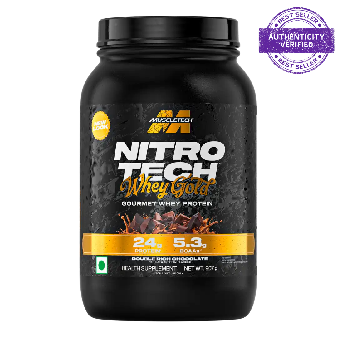 Muscletech™ Nitro-Tech™ Whey Gold Protein Powder Double rich chocolate 970g muscletech™ nitro tech™ whey gold protein powder double rich chocolate 970g