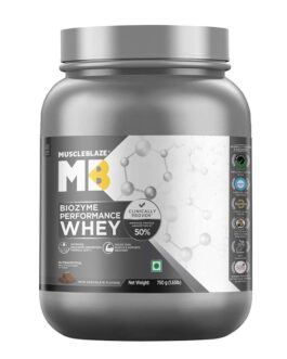 MuscleBlaze Biozyme Performance Whey Rich Chocolate • 750 g